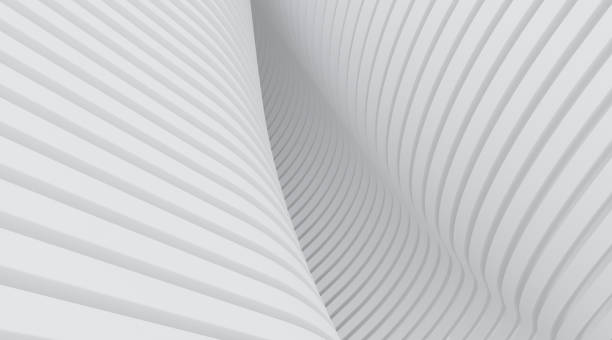 istock Abstract of white architectural pattern,Concept of future facade design on architecture,3d rendering 939010114