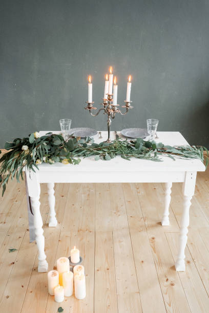 istock Decoration of a wedding table in rustic style 939017792