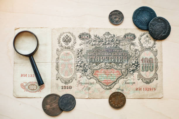 istock Collection of old coins and banknotes 939018260