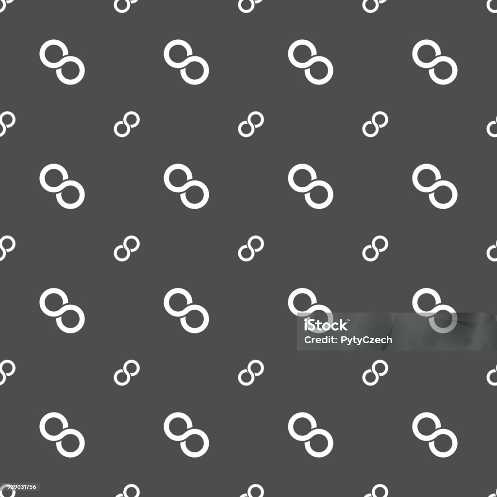 Infinity Conistent Pattern Seamless Pattern Of Infinity Symbol Stock Illustration - Download Image ...