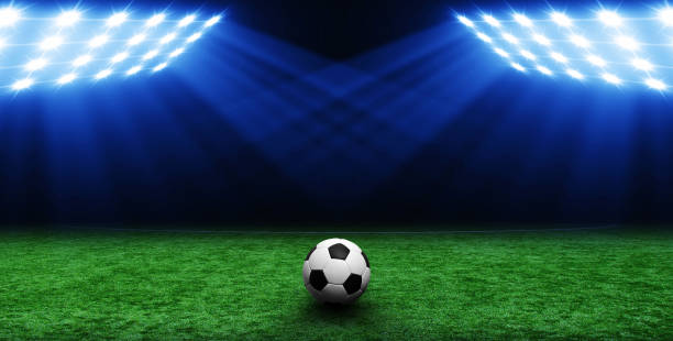 istock Soccer ball on stadium 939035734