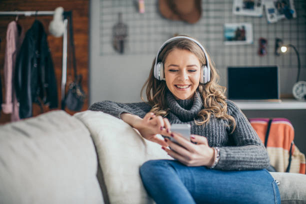 istock Having fun listening to music 939042580