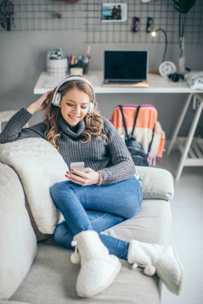 istock Having fun listening to music 939042994