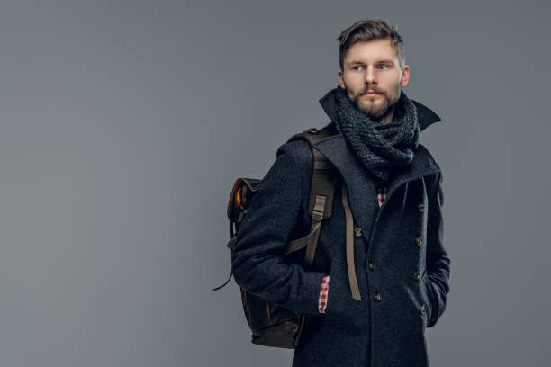 istock A man dressed in a jacket and scarf. 939043104