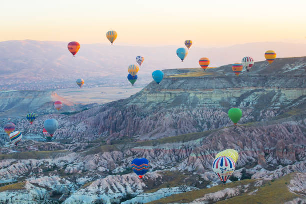 istock balloons flying over the Cappadocia 939047472
