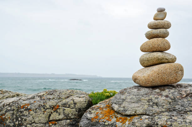 istock Cairn in Brittany south coast 939051802
