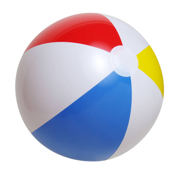 Cтоковое фото Пляжный мяч изолирован на белом
