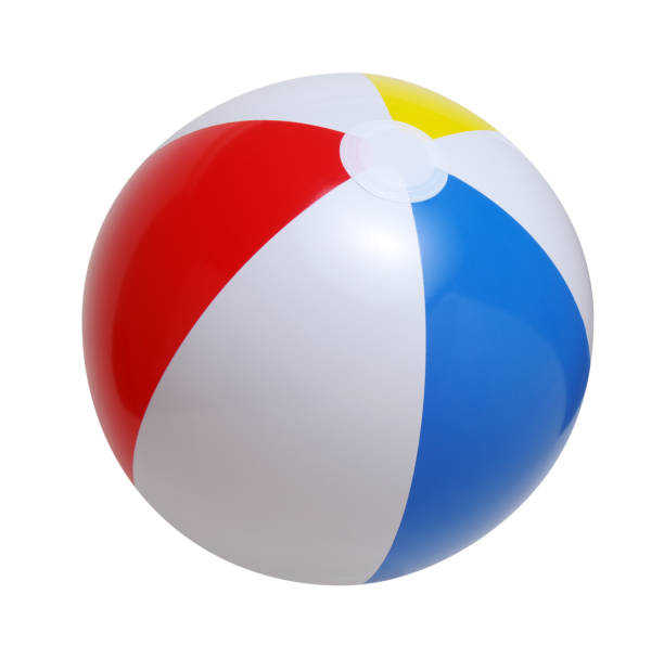 Cтоковое фото Пляжный мяч изолирован на белом
