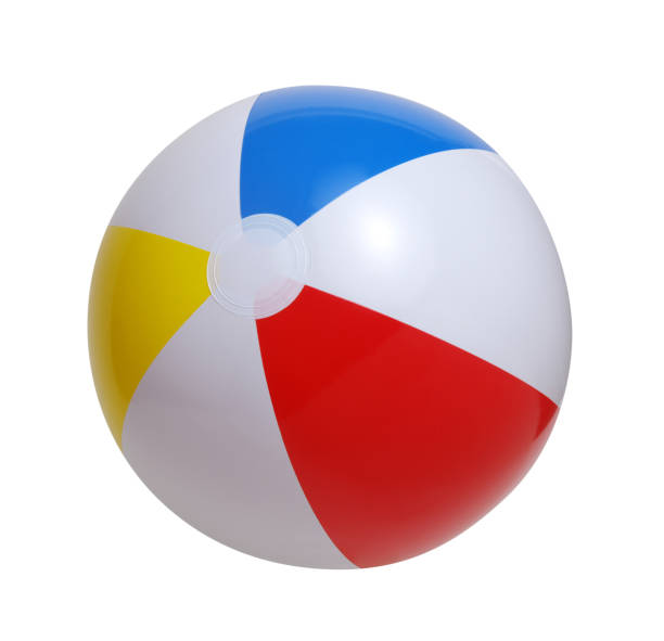 istock Beach ball isolated on a white 939064810