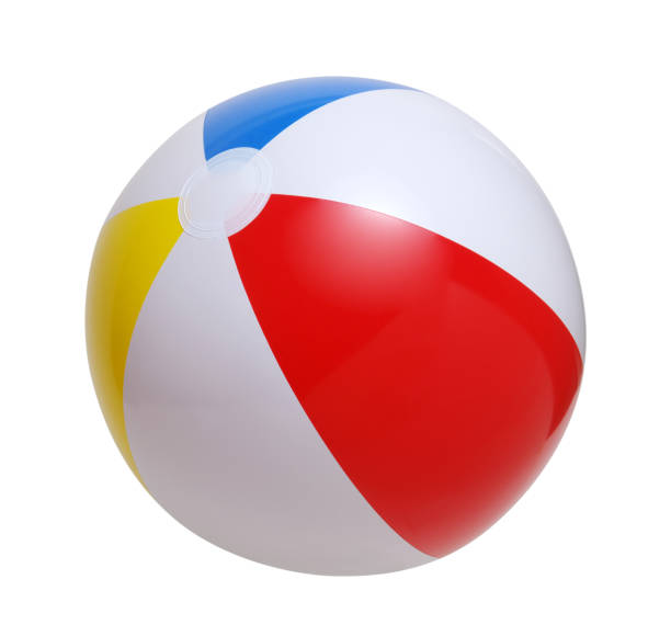 istock Beach ball isolated on a white 939064910