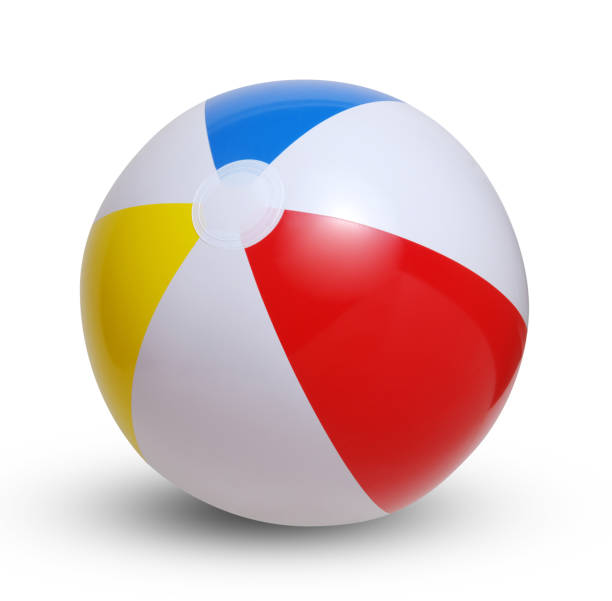 istock Beach ball isolated on a white 939064912