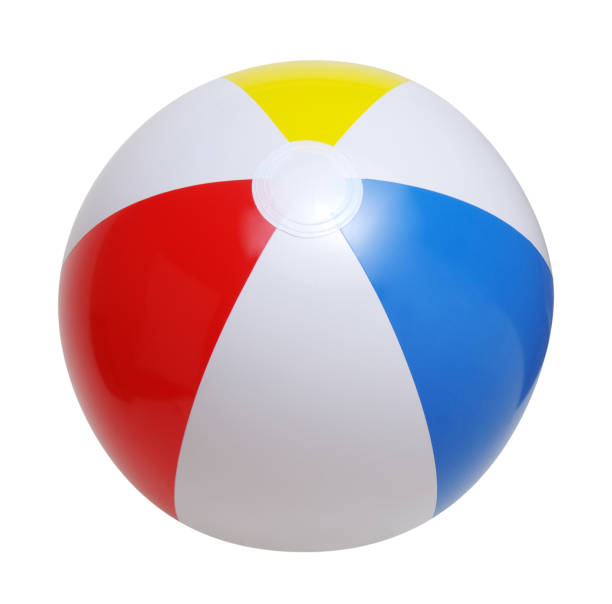 istock Beach ball isolated on a white 939064934
