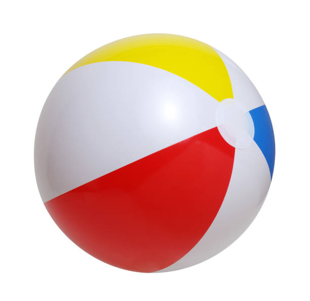 istock Beach ball isolated on a white 939064942