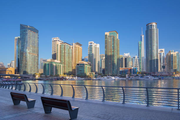 istock Dubai - The promenade of Marina. 939086452