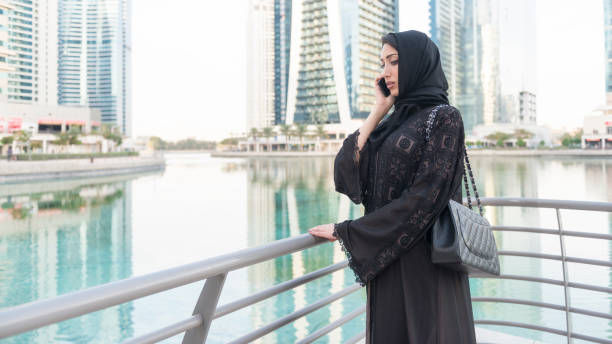 istock Arabic woman on the phone 939095872
