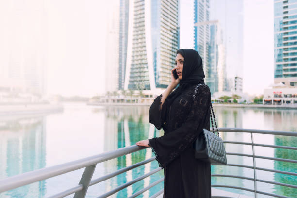 istock Emirati woman having a phone call 939098060