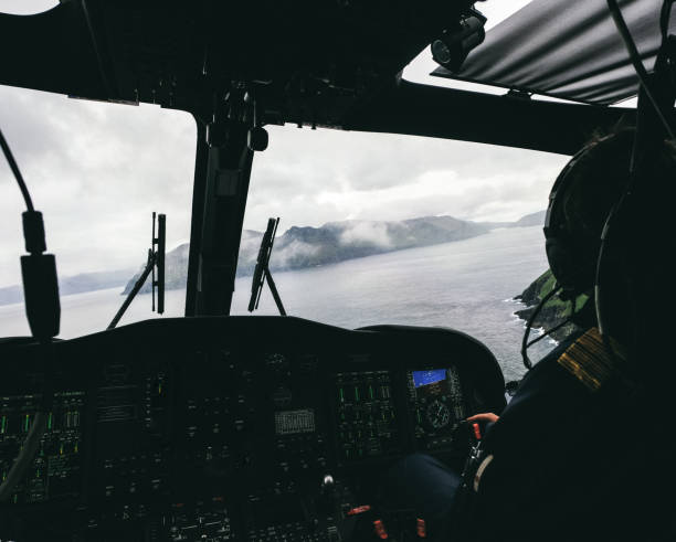 istock Flying in helicopter over Faroe Islands 939106922