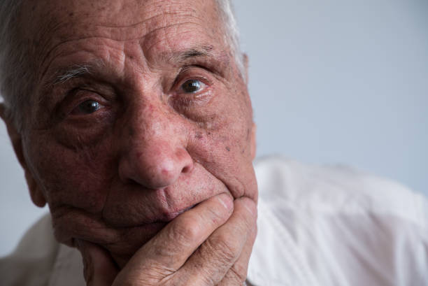 istock Old man portrait closeup 939107078
