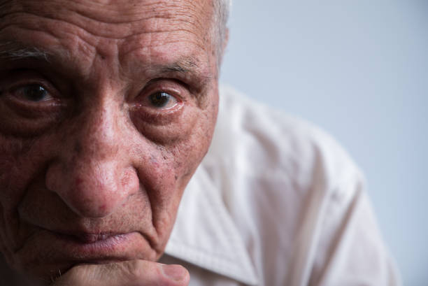 istock Old man portrait closeup 939107722
