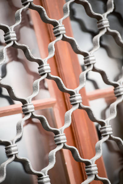Old doors, handles, locks, lattices and windows