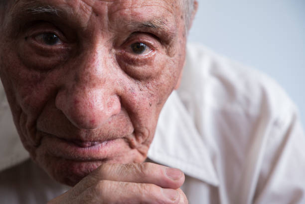 istock Old man portrait closeup 939108044