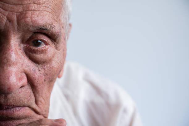 istock Old man portrait closeup 939111562