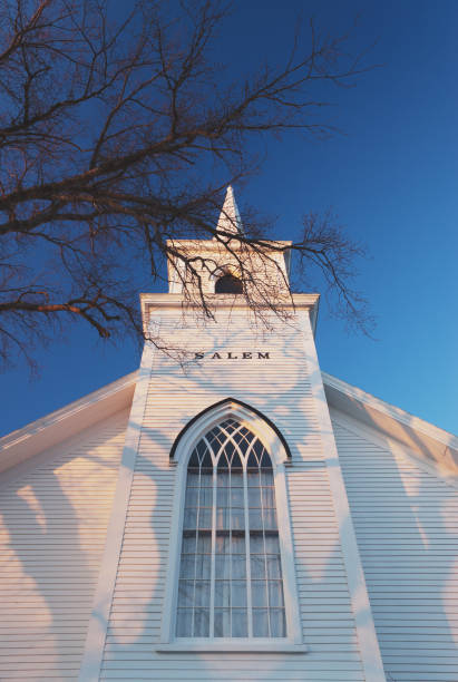 Salem Church Church in Salem, Nova Scotia. salem massachusetts stock pictures, royalty-free photos & images