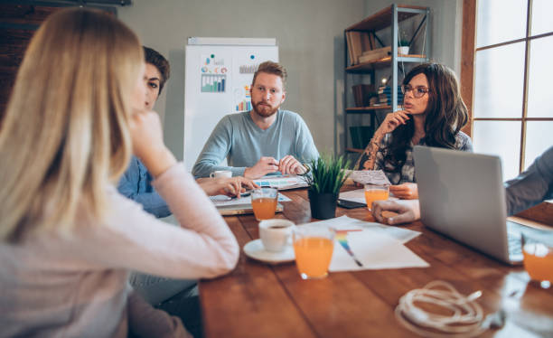 istock Creative business people having meeting 939124934