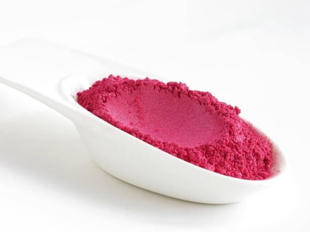 istock Pink mica pigment powder 939126158