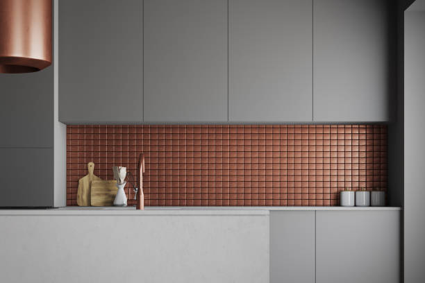 istock Gray, bronze kitchen gray countertops close up 939126170