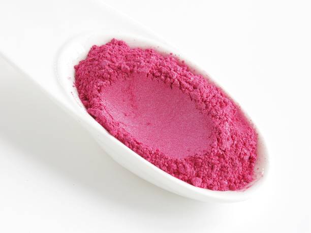 istock Pink mica pigment powder 939126188