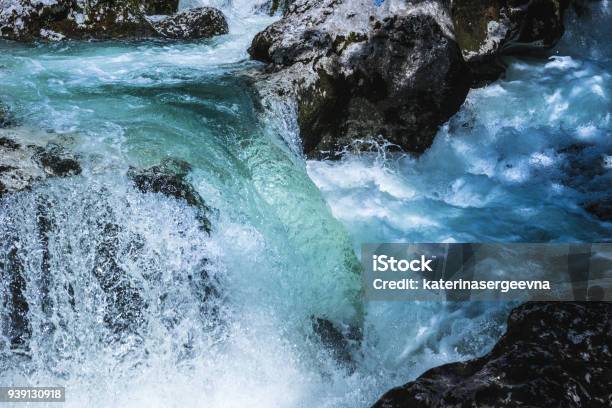 Mountaine River Stock Photo - Download Image Now - Beauty In Nature, Boulder - Rock, Environment