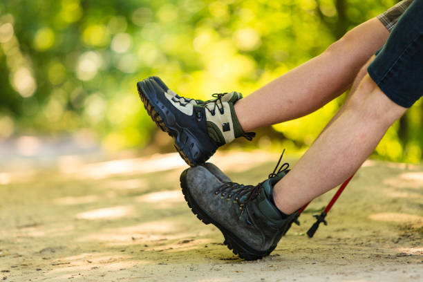 istock Couple having fun waving legs. 939144218