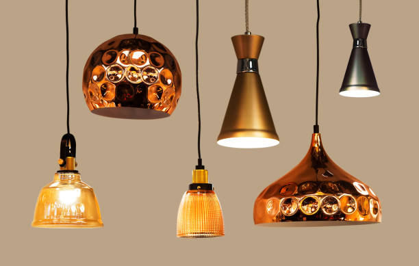 istock Retro style illumination, isolated on beige color. 939146186