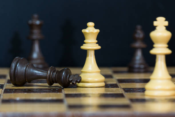 istock Chess photographed on a chessboard 939152820