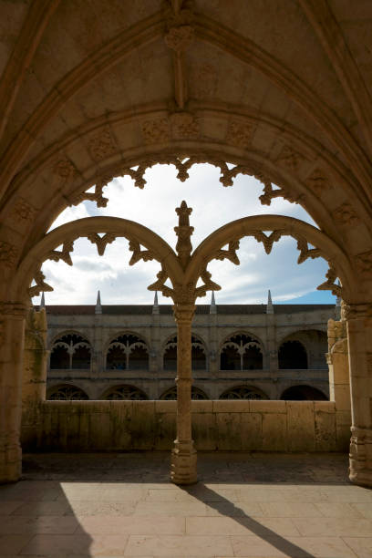 istock Jeronimos Monastery - detail of decorations 939154124