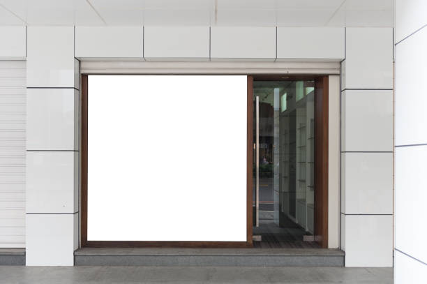 istock Shop Boutique Store Front with Big Window and Place for Name 939154668