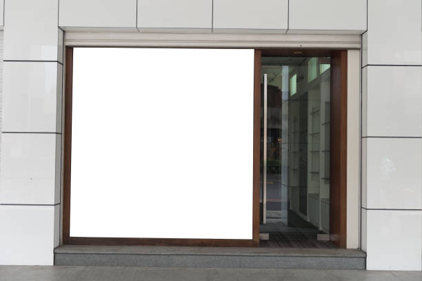 istock Shop Boutique Store Front with Big Window and Place for Name 939155350