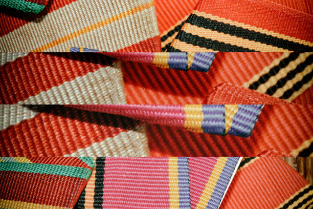 istock Ribbons texture, macro textile background for web site or mobile devices, fabric swatch 939172176