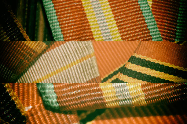 Ribbons texture, macro textile background for web site or mobile devices, fabric swatch