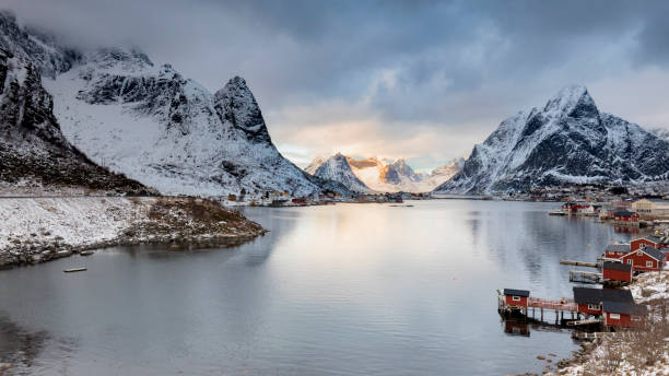 istock Pure on lofoten at sunset 939180960