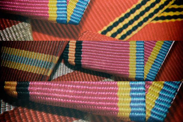 istock Ribbons texture, macro textile background for web site or mobile devices, fabric swatch 939181108