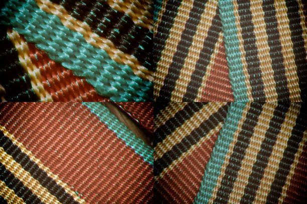 istock Ribbons texture, macro textile background for web site or mobile devices, fabric swatch 939181184