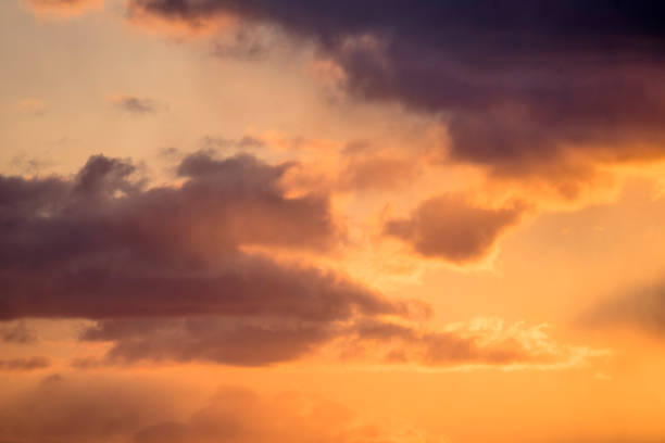 istock Sunset in beautiful colors with clouds 939185846