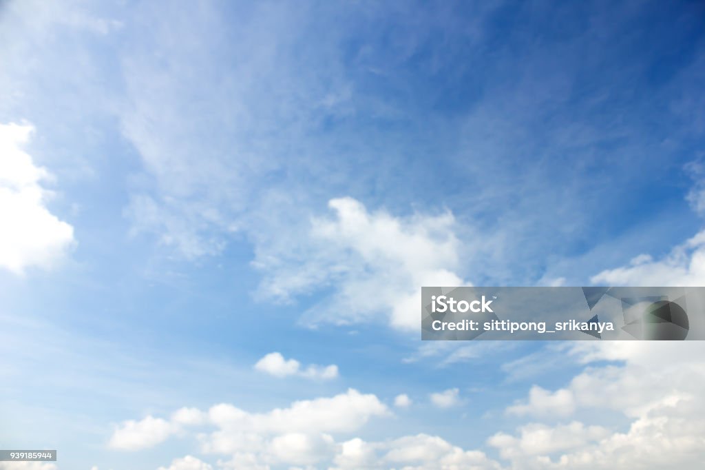 clouds in the blue sky background Sky Stock Photo