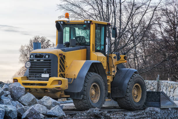 istock Quarry aggregate with heavy duty machinery. Construction industry. 939201560