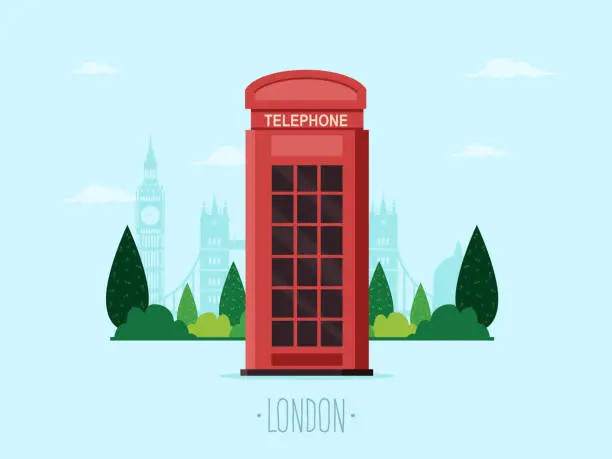 Vector illustration of Travel to London