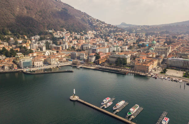 istock Aerial view of Como city 939220820