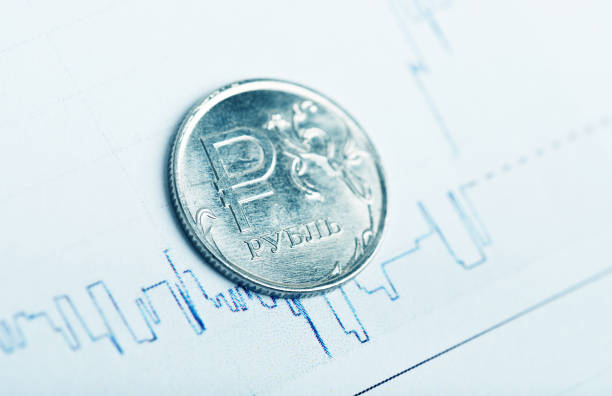 istock Ruble exchange rate on international stock exchanges. 939231886