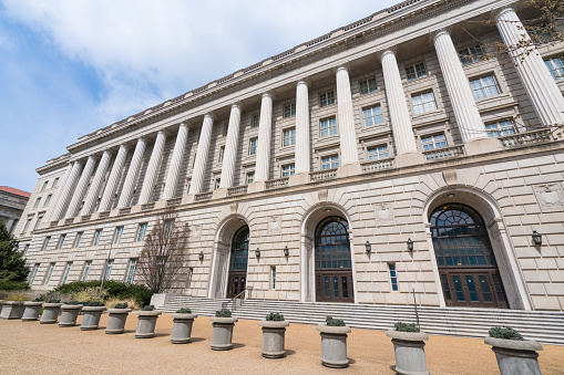 WASHINGTON, DC - MARCH 14, 2018: Internal Revenue Service Building in Washington, DC